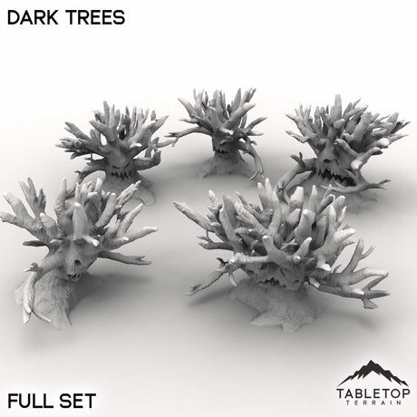 Tabletop Terrain Trees Dark Trees