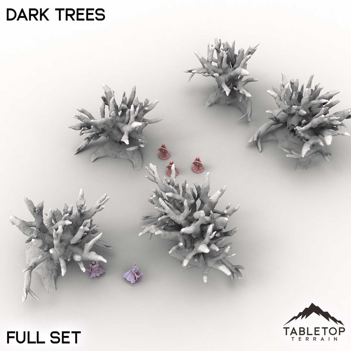 Tabletop Terrain Trees Dark Trees