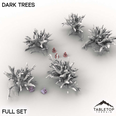 Tabletop Terrain Trees Dark Trees