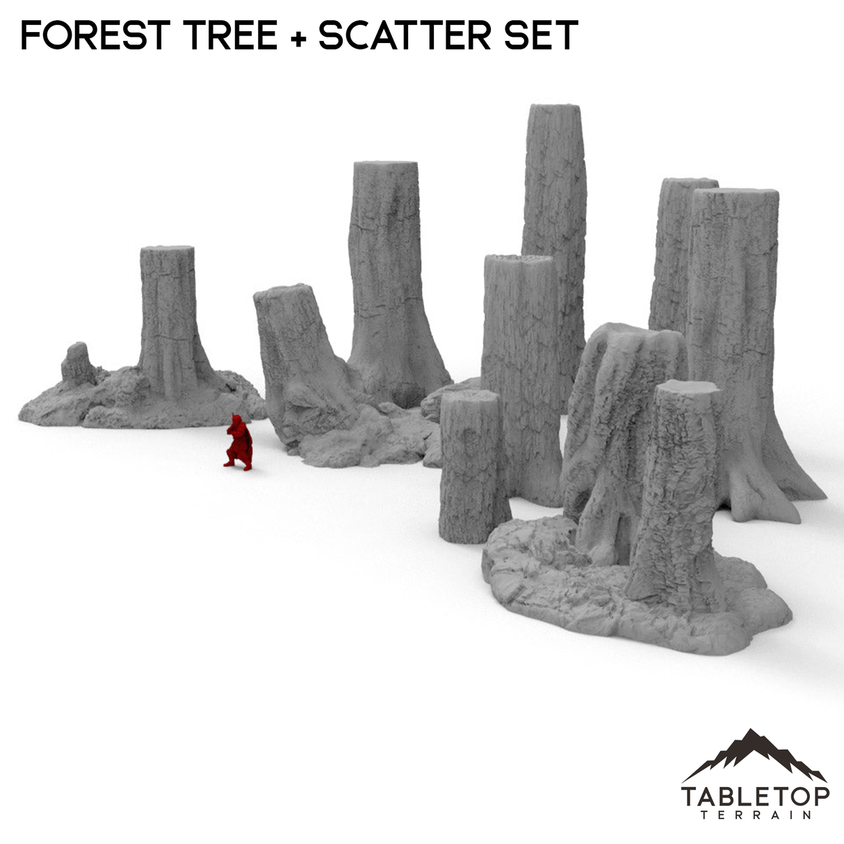 Tabletop Terrain Trees Forest Tree + Scatter Set