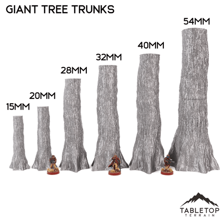 Tabletop Terrain Trees Giant Tree Trunks - Star Wars Legion Terrain