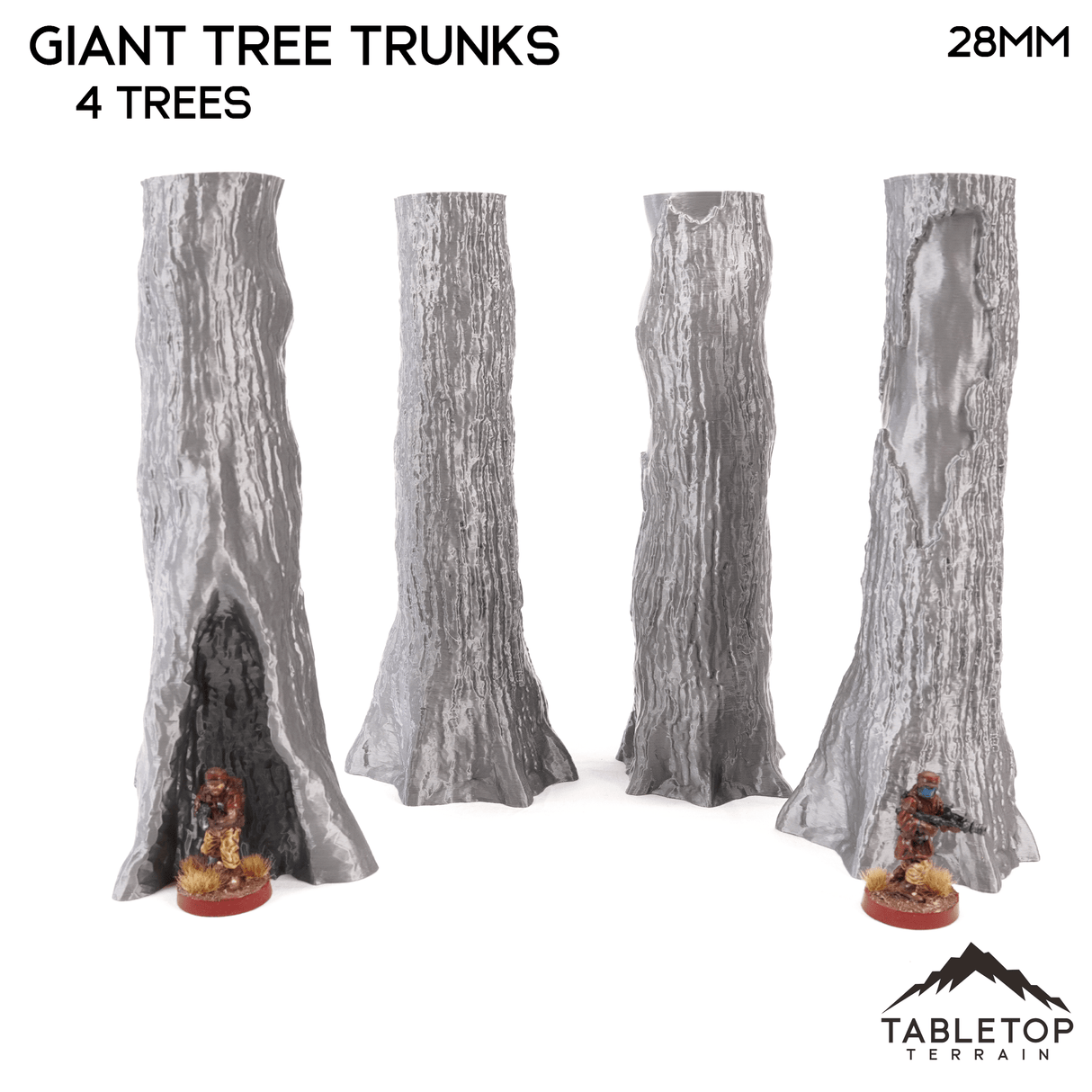 Tabletop Terrain Trees Giant Tree Trunks - Star Wars Legion Terrain