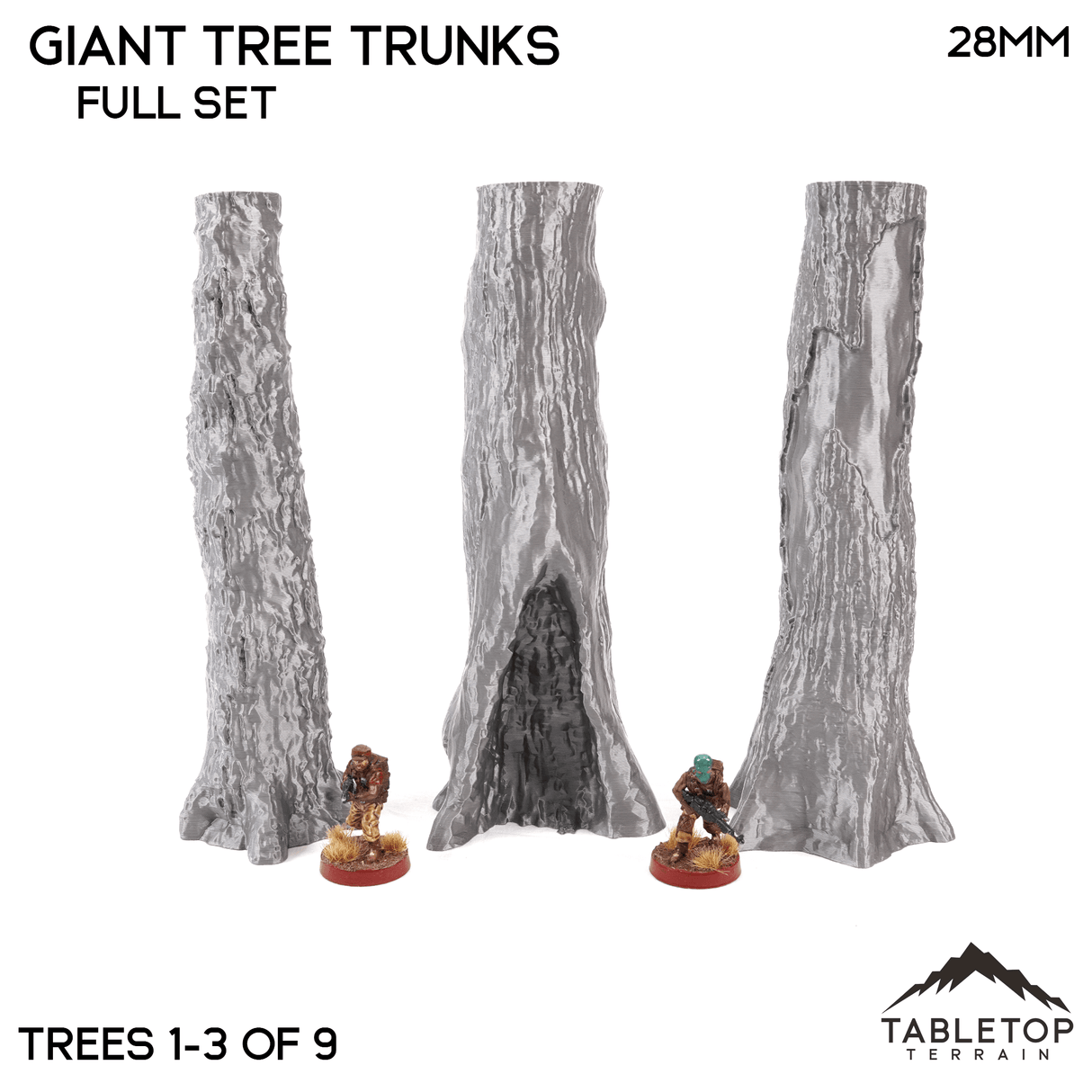 Tabletop Terrain Trees Giant Tree Trunks - Star Wars Legion Terrain