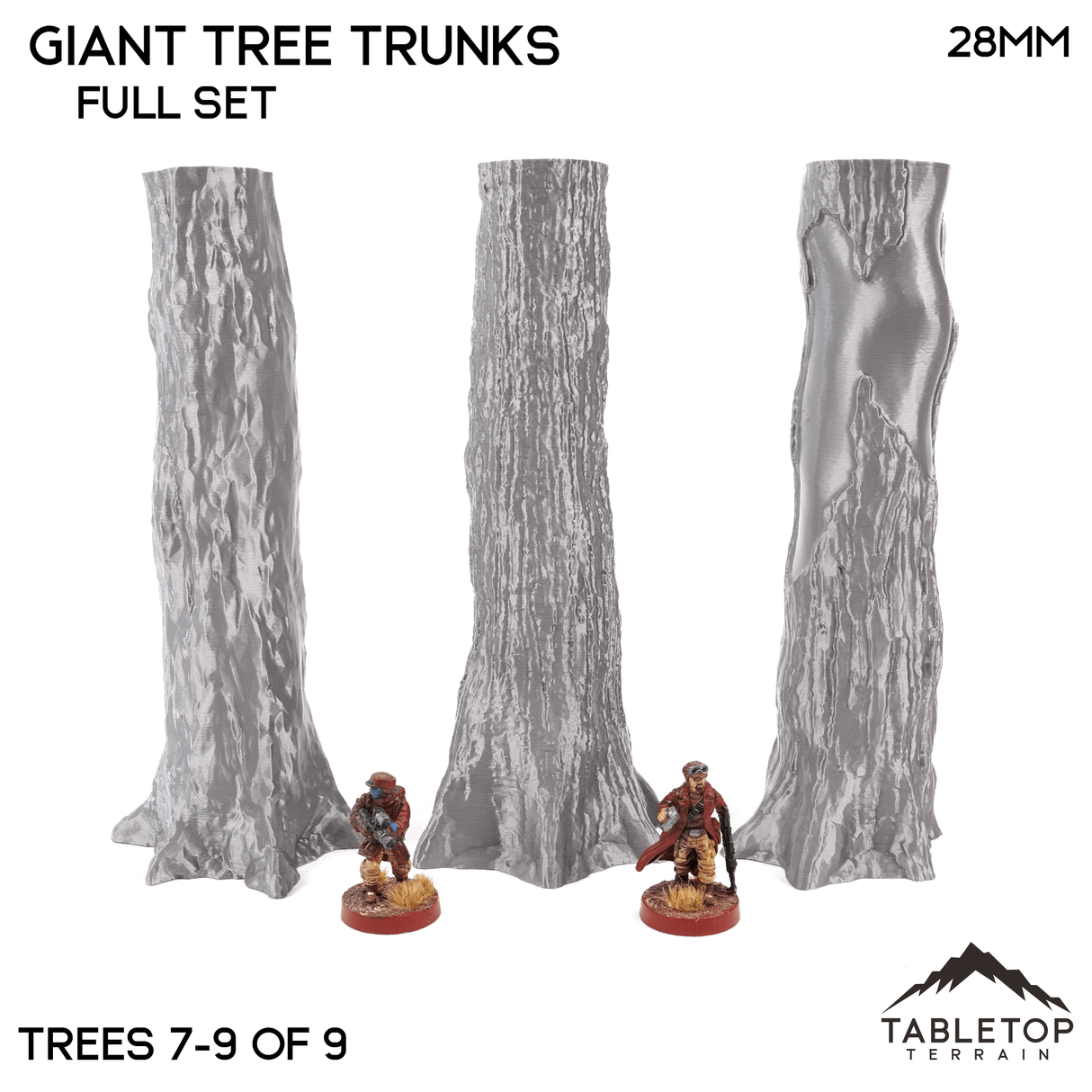 Tabletop Terrain Trees Giant Tree Trunks - Star Wars Legion Terrain