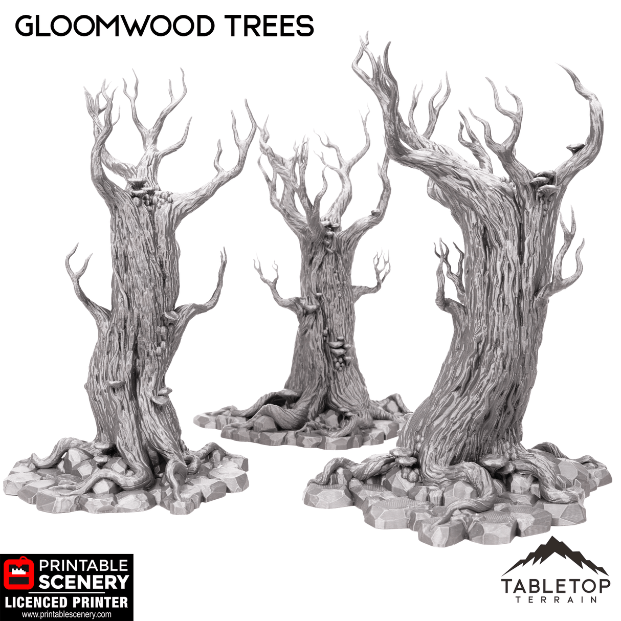 Tabletop Terrain Trees Gloomwood Trees - Fantasy Trees