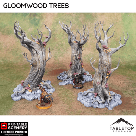 Tabletop Terrain Trees Gloomwood Trees - Fantasy Trees