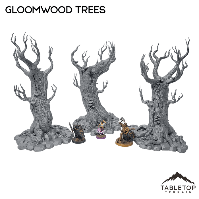 Tabletop Terrain Trees Gloomwood Trees - Fantasy Trees Tabletop Terrain