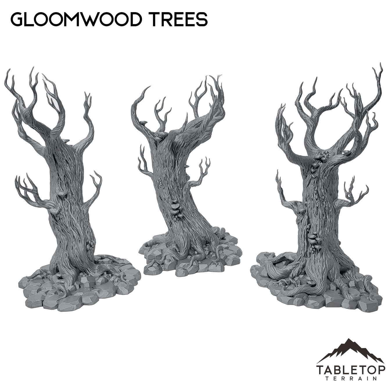 Tabletop Terrain Trees Gloomwood Trees - Fantasy Trees Tabletop Terrain