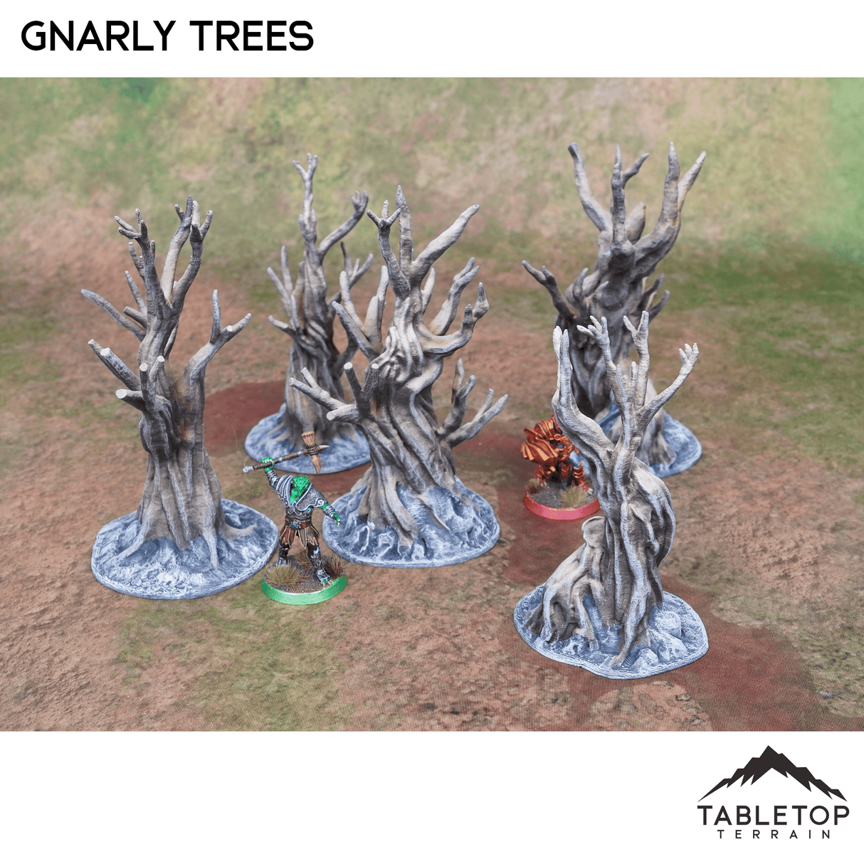 Tabletop Terrain Trees Gnarly Trees - Scatter Terrain