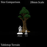 Tabletop Terrain Trees Gnarly Trees with Canopies - Scatter Terrain