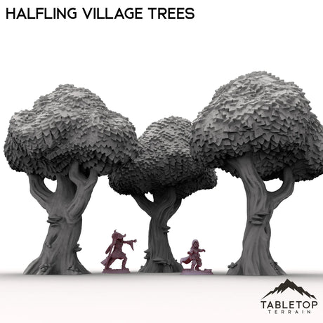 Tabletop Terrain Trees Halfling Village Trees