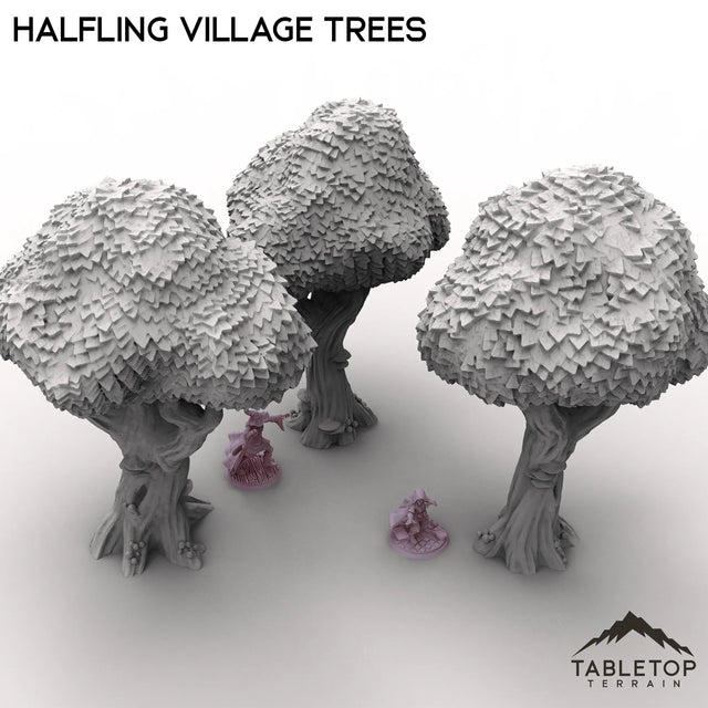 Tabletop Terrain Trees Halfling Village Trees