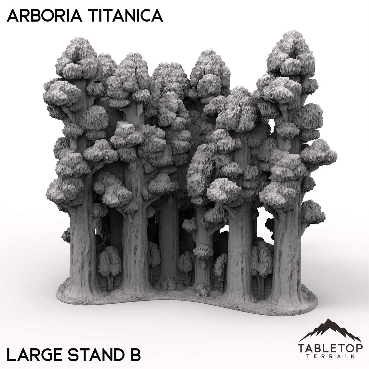 Tabletop Terrain Trees Large Stand B Arboria Titanica - 6-8mm