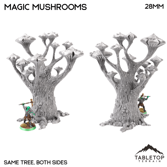 Tabletop Terrain Trees Magic Mushrooms - Fantasy Scatter Terrain / Trees