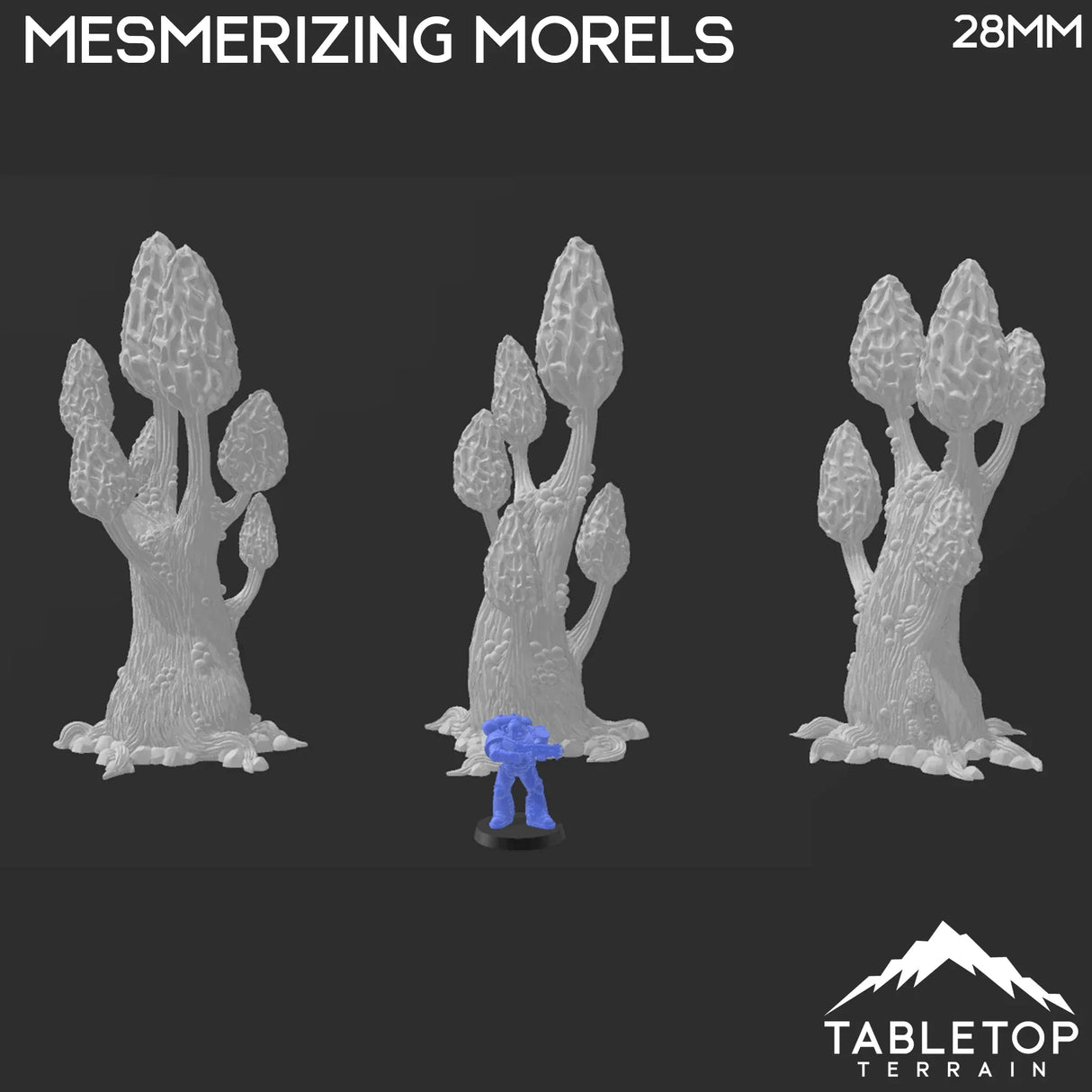Tabletop Terrain Trees Mesmerizing Morels - Fantasy Scatter Terrain / Trees