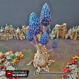 Tabletop Terrain Trees Mesmerizing Morels - Fantasy Scatter Terrain / Trees