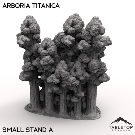 Tabletop Terrain Trees Small Stand A Arboria Titanica - 6-8mm