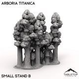 Tabletop Terrain Trees Small Stand B Arboria Titanica - 6-8mm