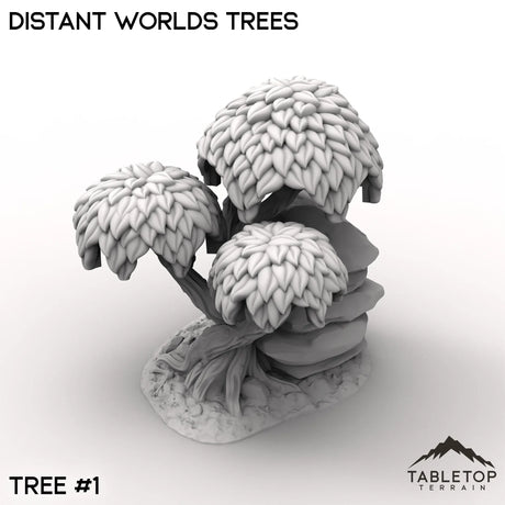 Tabletop Terrain Trees Tree 1 / 32mm Distant Worlds Trees