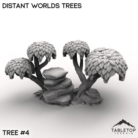 Tabletop Terrain Trees Tree 4 / 32mm Distant Worlds Trees