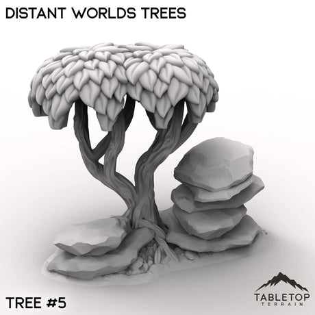 Tabletop Terrain Trees Tree 5 / 32mm Distant Worlds Trees