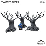 Tabletop Terrain Trees Twisted Trees - Scatter Terrain Trees