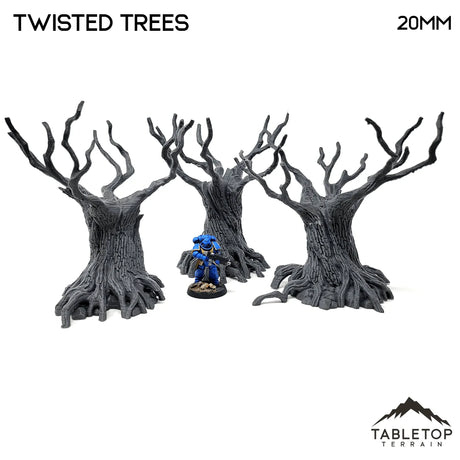 Tabletop Terrain Trees Twisted Trees - Scatter Terrain Trees