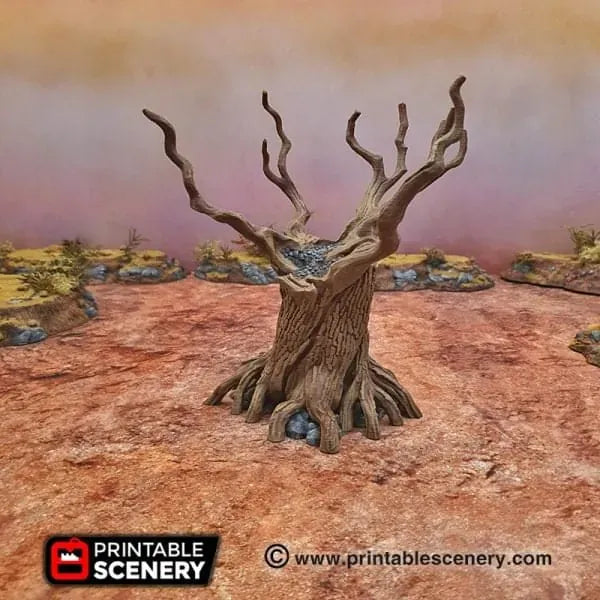 Tabletop Terrain Trees Twisted Trees - Scatter Terrain Trees