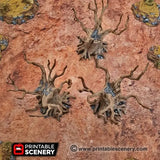 Tabletop Terrain Trees Twisted Trees - Scatter Terrain Trees