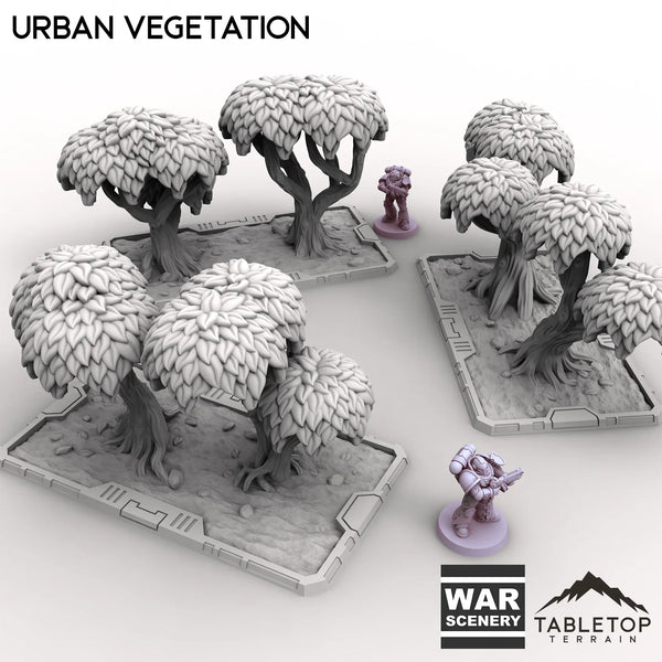 Tabletop Terrain Trees Urban Vegetation