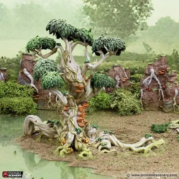 Tabletop Terrain Trees Wilderwood Circle - The Gloaming Swamp