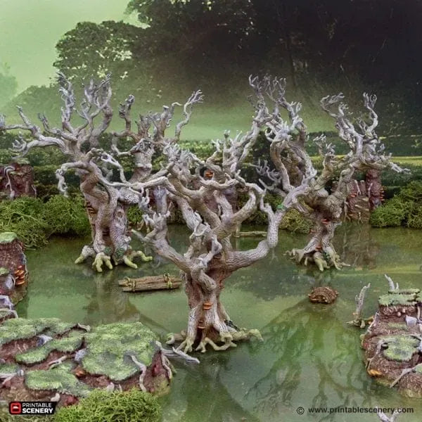 Tabletop Terrain Trees Wildwood Trees - The Gloaming Swamp
