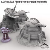 Tabletop Terrain Turrets Castograd Perimeter Defense Turrets
