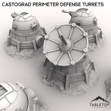 Tabletop Terrain Turrets Castograd Perimeter Defense Turrets