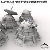 Tabletop Terrain Turrets Castograd Perimeter Defense Turrets