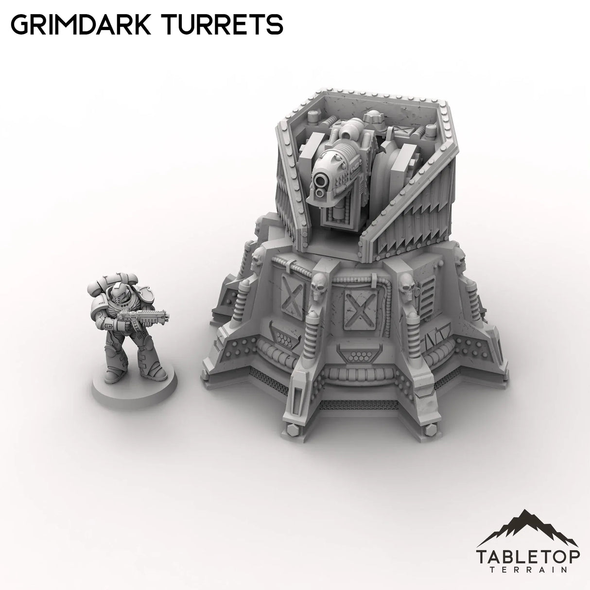 Tabletop Terrain Turrets Grimdark Turrets