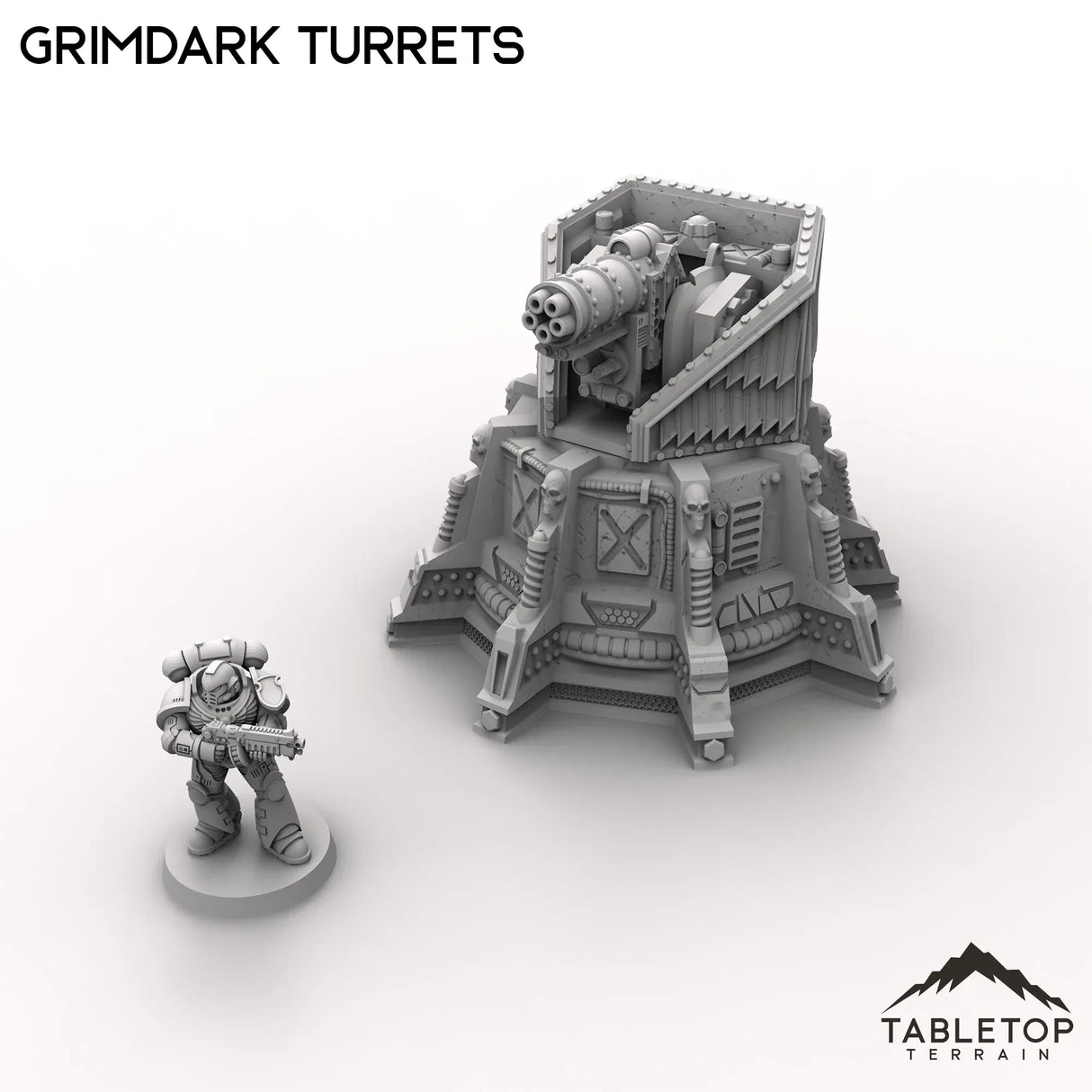 Tabletop Terrain Turrets Grimdark Turrets