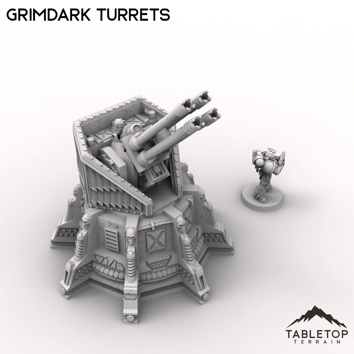 Tabletop Terrain Turrets Grimdark Turrets