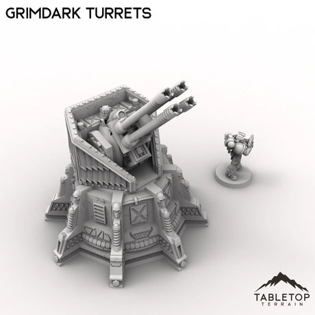 Tabletop Terrain Turrets Grimdark Turrets