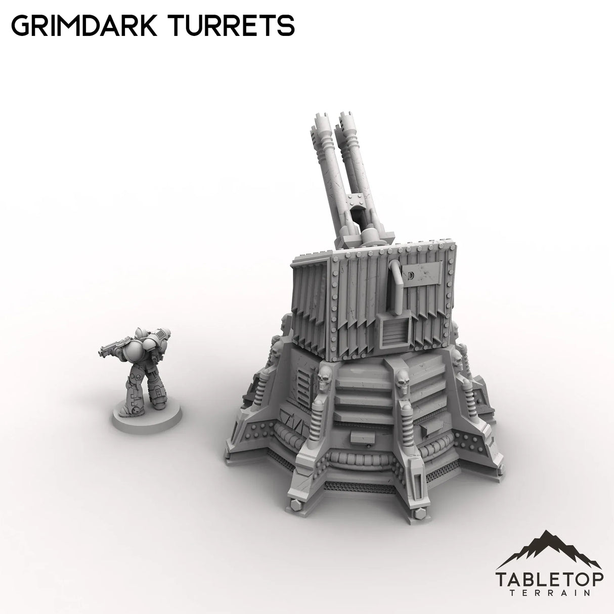 Tabletop Terrain Turrets Grimdark Turrets