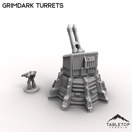 Tabletop Terrain Turrets Grimdark Turrets