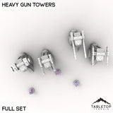 Tabletop Terrain Turrets Heavy Gun Towers