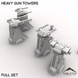 Tabletop Terrain Turrets Heavy Gun Towers