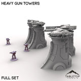 Tabletop Terrain Turrets Heavy Gun Towers