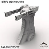 Tabletop Terrain Turrets Railgun / 32mm Heavy Gun Towers