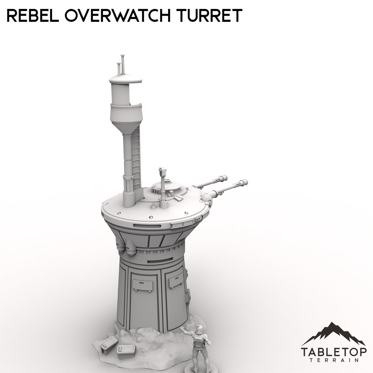 Tabletop Terrain Turrets Rebel Overwatch Turret