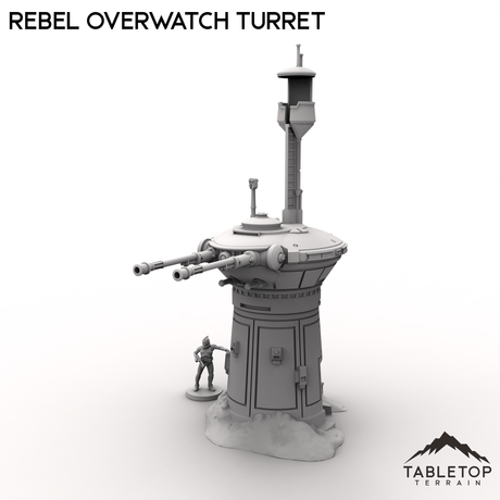 Tabletop Terrain Turrets Rebel Overwatch Turret