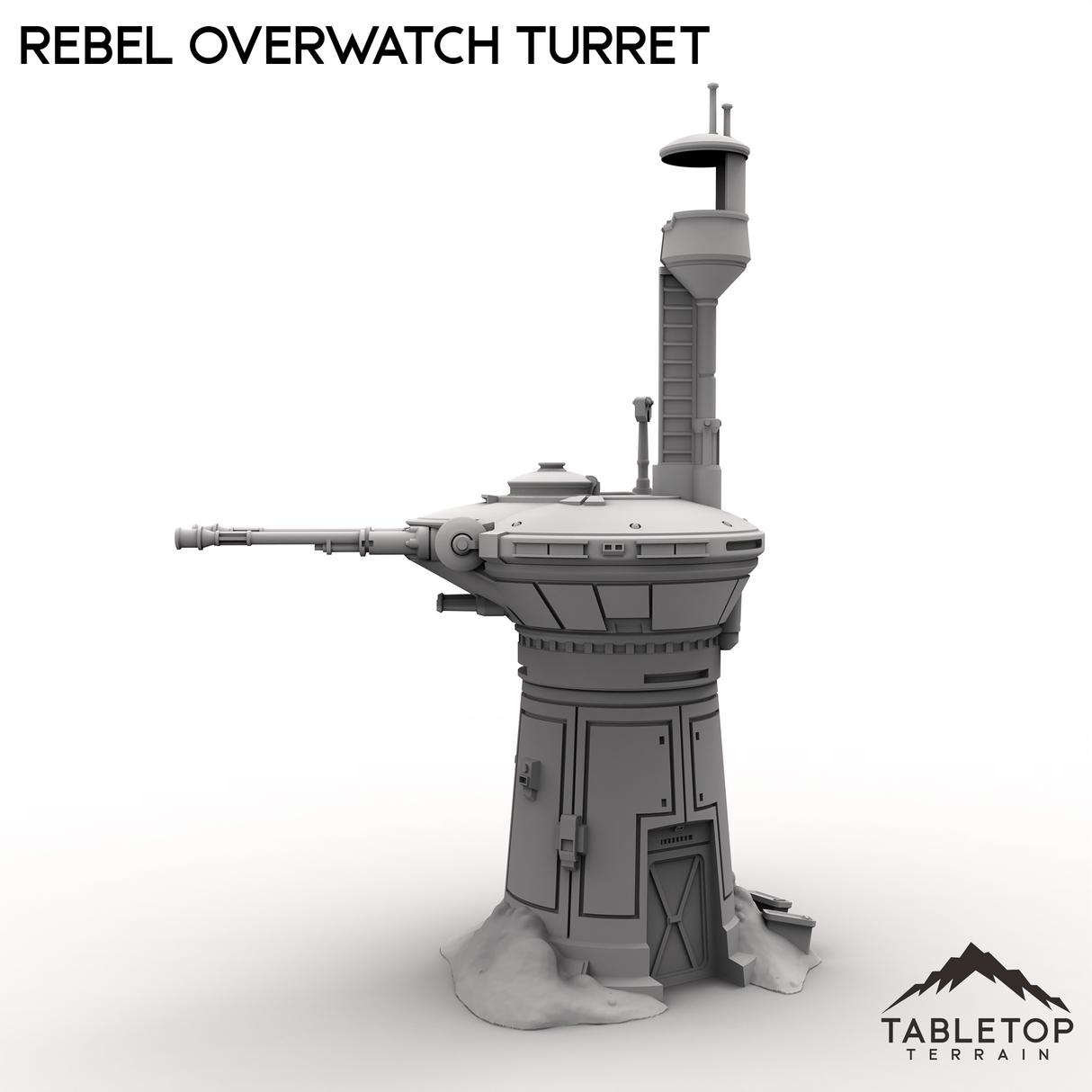 Tabletop Terrain Turrets Rebel Overwatch Turret