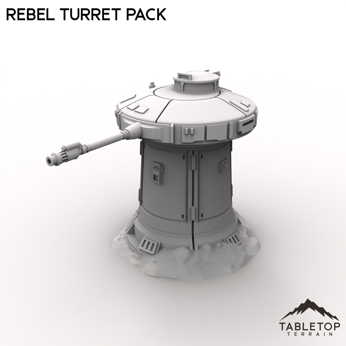 Tabletop Terrain Turrets Rebel Turret Pack