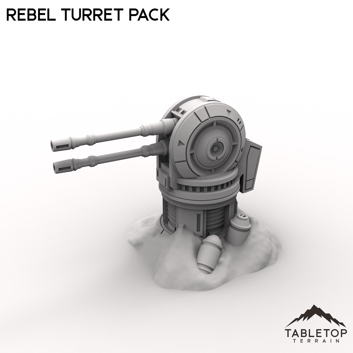 Tabletop Terrain Turrets Rebel Turret Pack